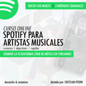 Curso de Spotify para Artistas Musicales