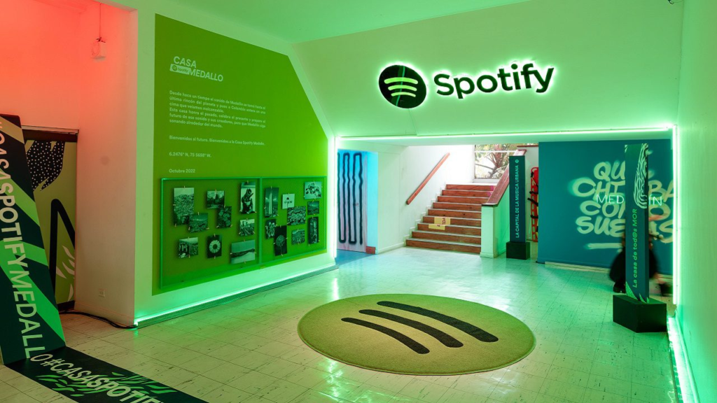 Casa Spotify en Medellín, Colombia.